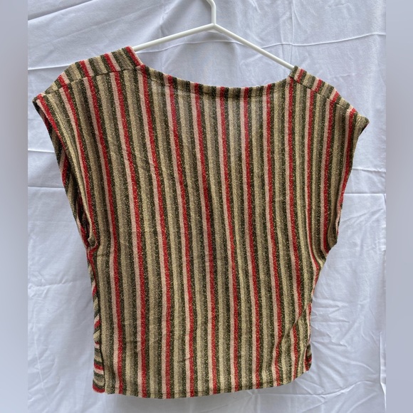 Zara metallic knit top - Picture 2 of 2